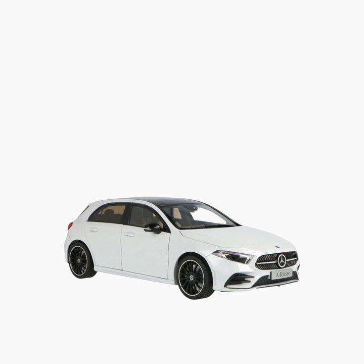 Norev Mercedes A-Class 1:18 scale model car in white metallic