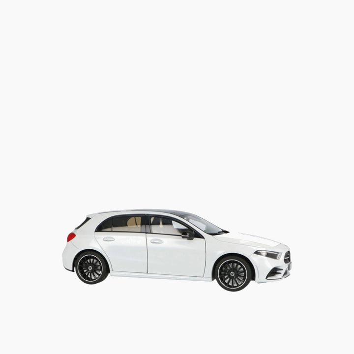 Norev 1:18 scale white metallic Mercedes A-Class model car
