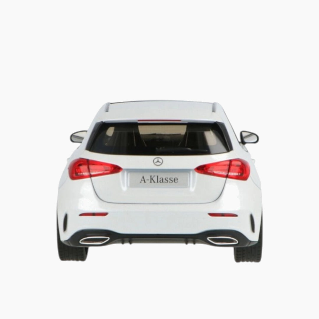Norev 1:18 scale white metallic Mercedes A-Class model car