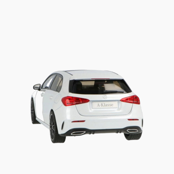 Norev 1:18 scale white metallic Mercedes A-Class model car