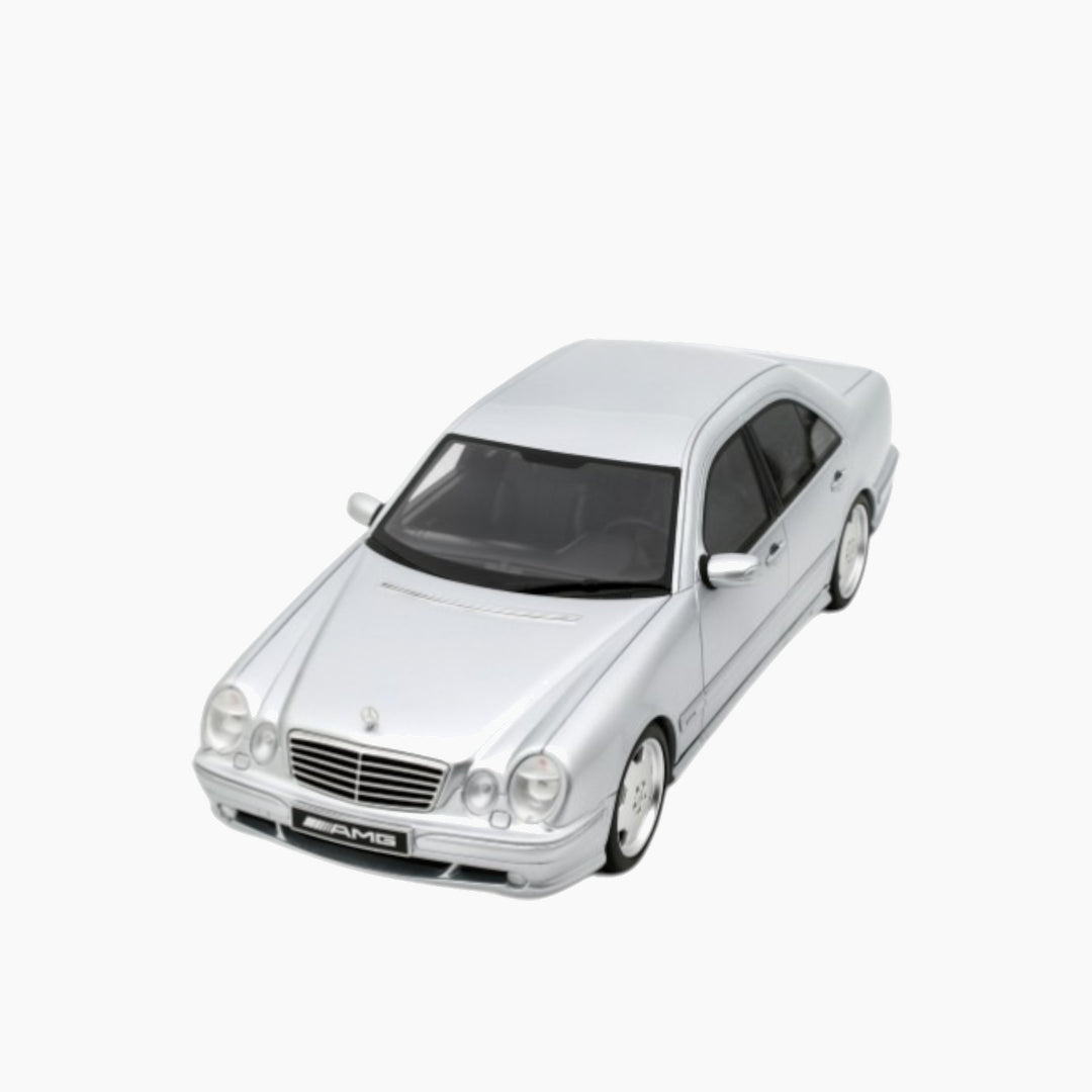 OttoMobile Mercedes E55 AMG W210 Brilliant Silver 1:18 Scale Model Car