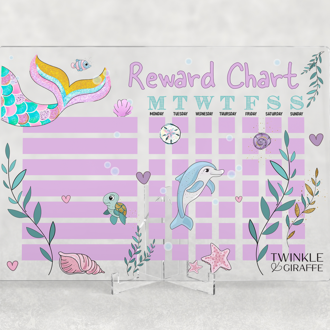 Twinkle &amp; Giraffe Acrylic Reward Chart