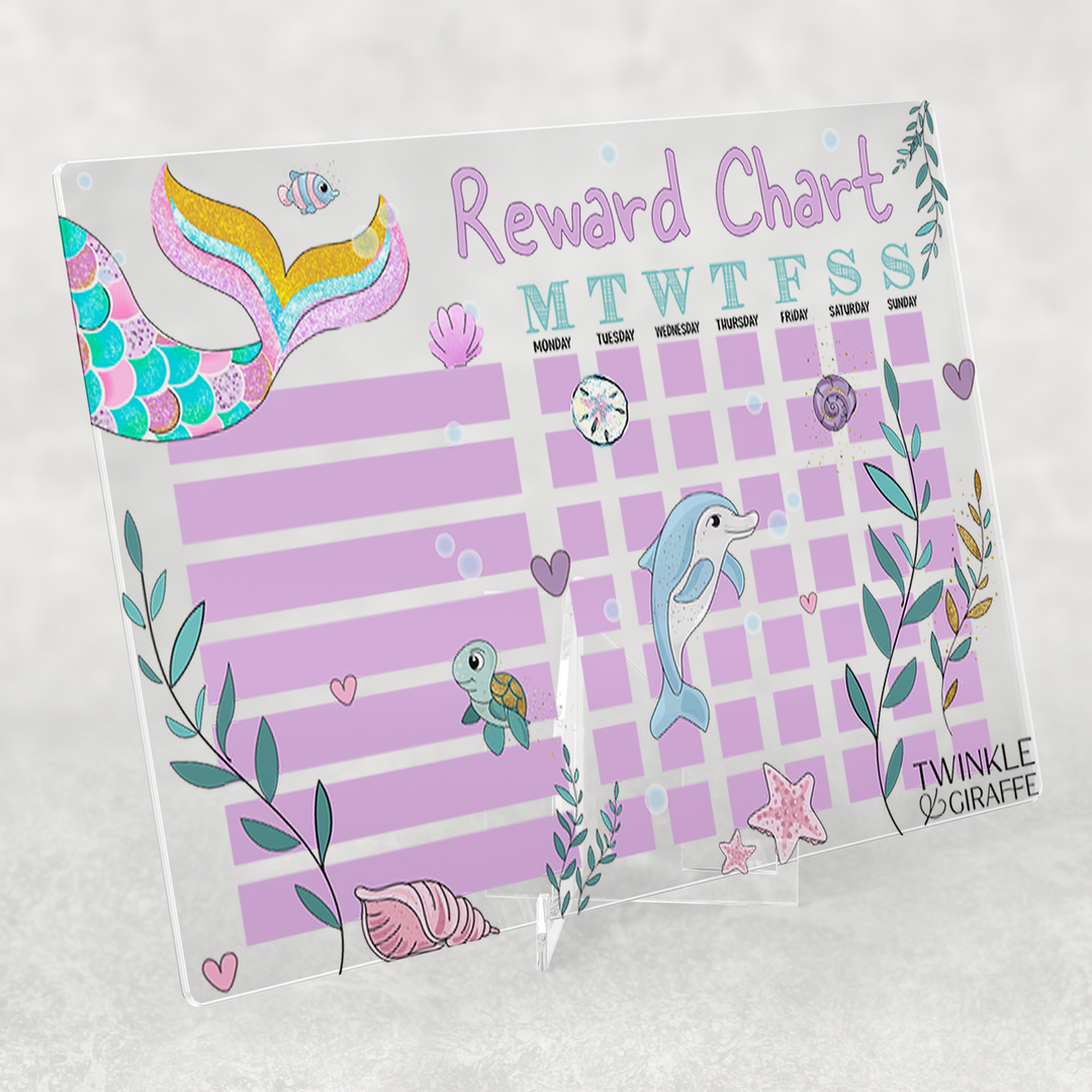 Twinkle &amp; Giraffe Acrylic Reward Chart
