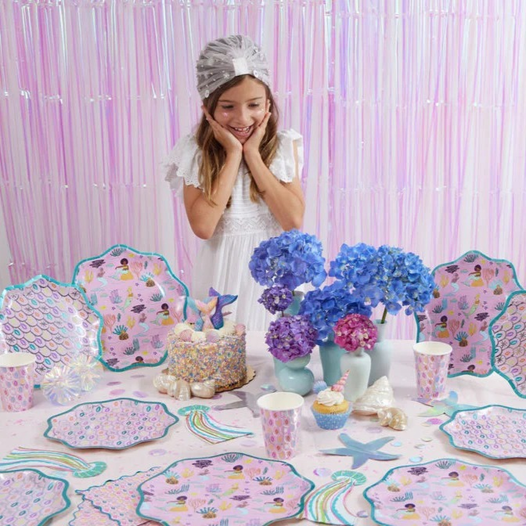 Ma Fete Mermaid Paper Cups - Set of 8