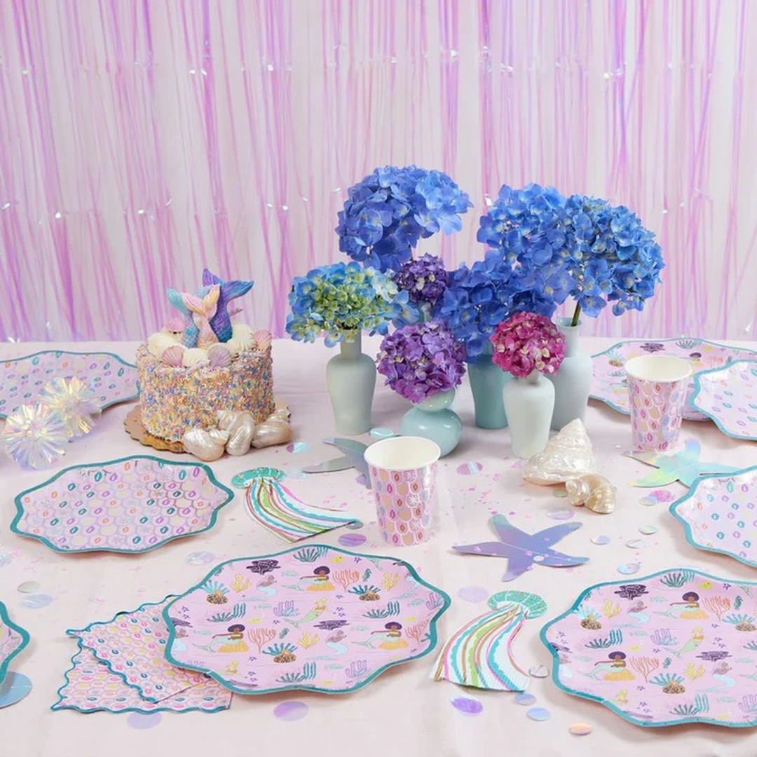 Ma Fete Mermaid Dinner Plates - Set of 8