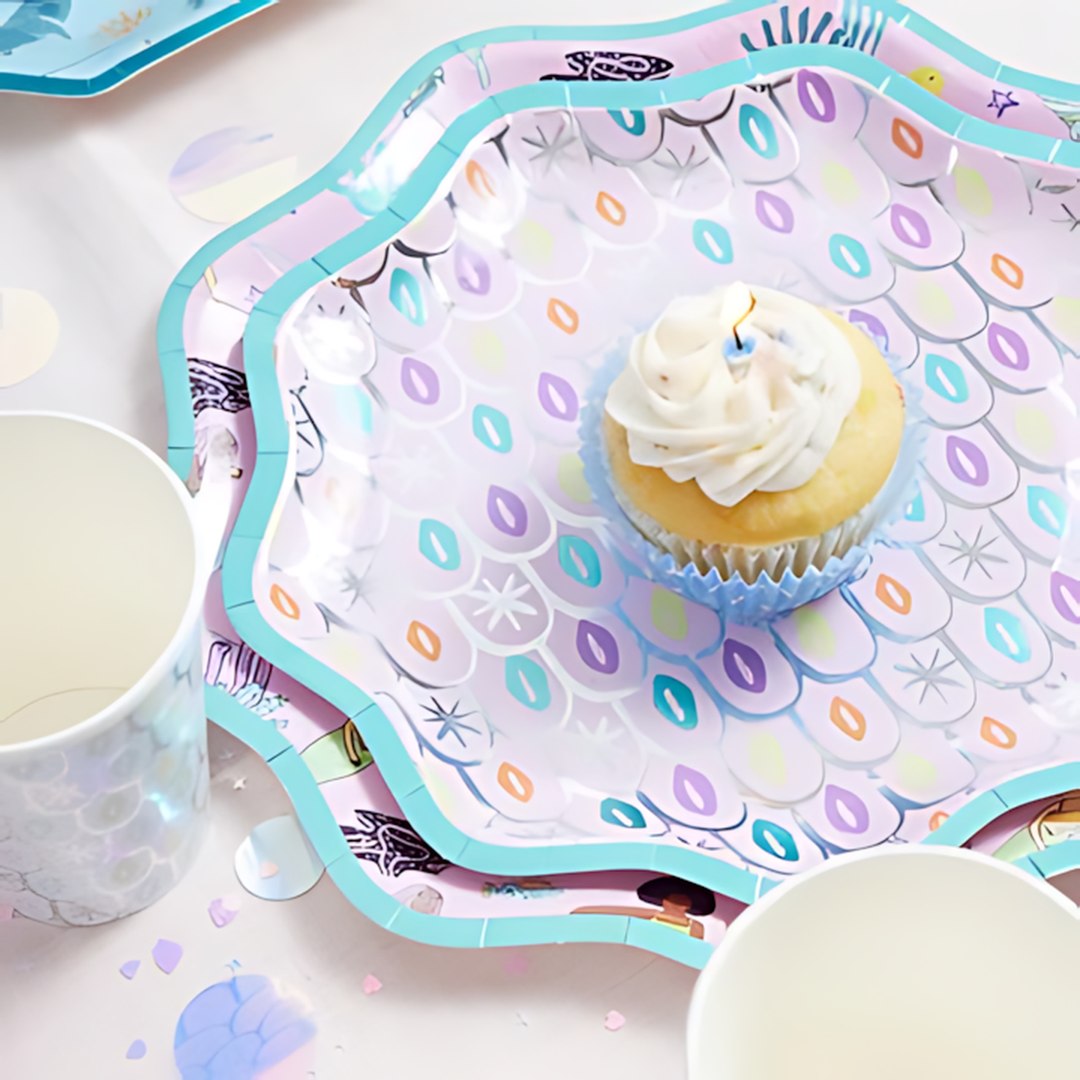 Ma Fete Mermaid Dinner Plates - Set of 8