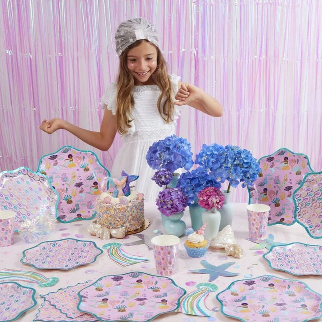 Ma Fete Mermaid Dinner Plates - Set of 8
