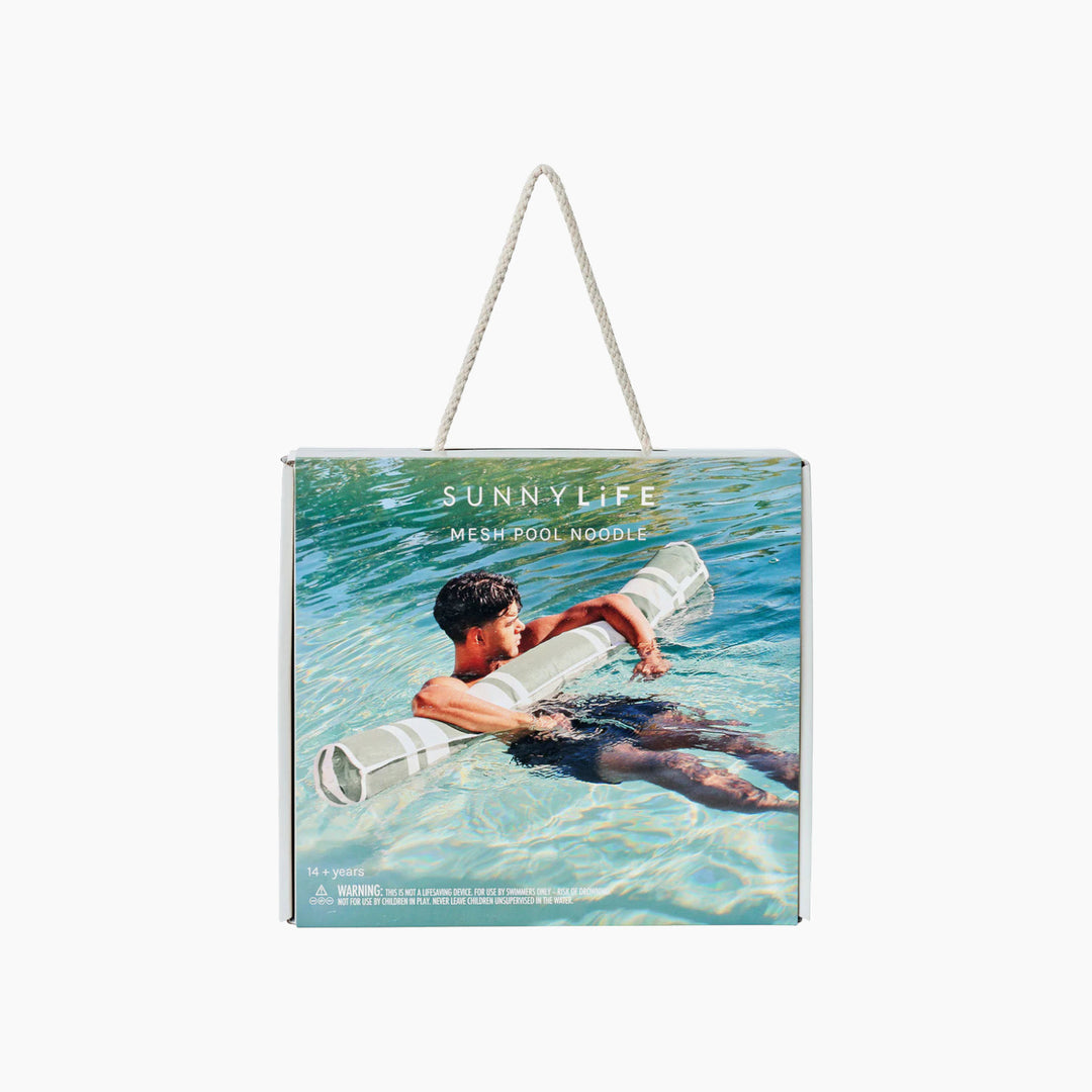 SunnyLife mesh pool noodle in stripe