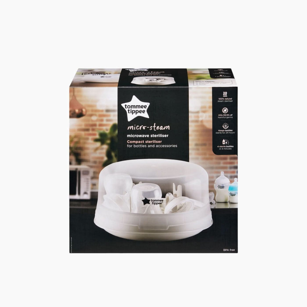 Tommee Tippee Micro Steam Microwave Sterilizer Gen 2 Sterilizer - HUNA