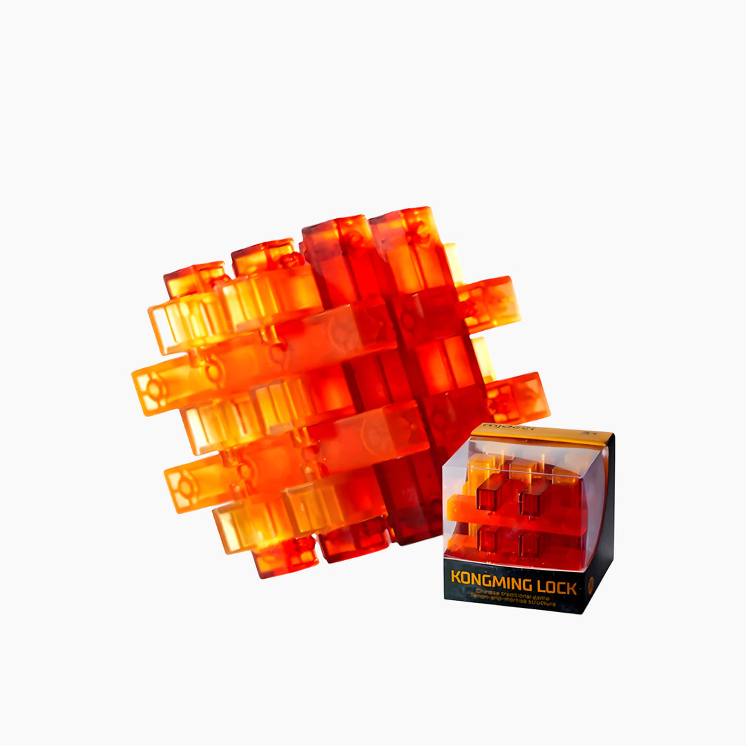 Mideer Neon Space Kongming Lock Pillar 18 Mechanical Puzzle