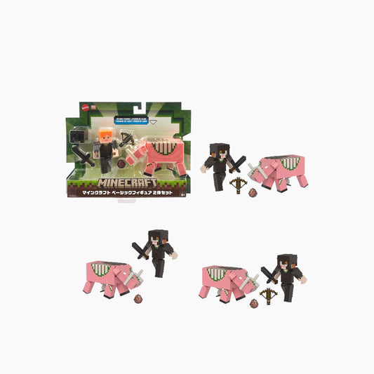 Minecraft Core 3,25" Figure 2-pack Asst
