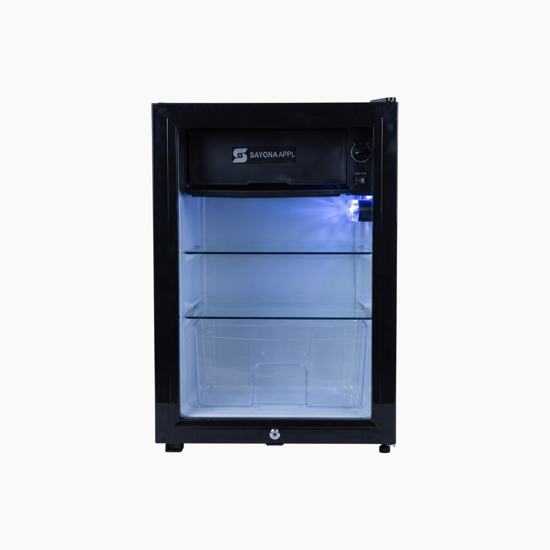 Sayona Mini Bar Refrigerator, 63L, Black