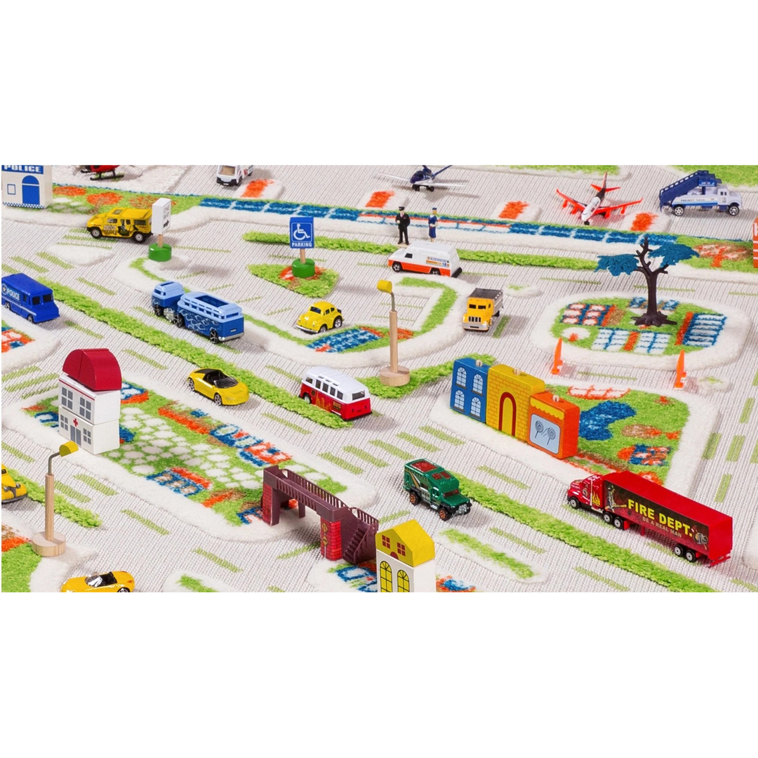IVI World Mini City Play Rug, 150x220