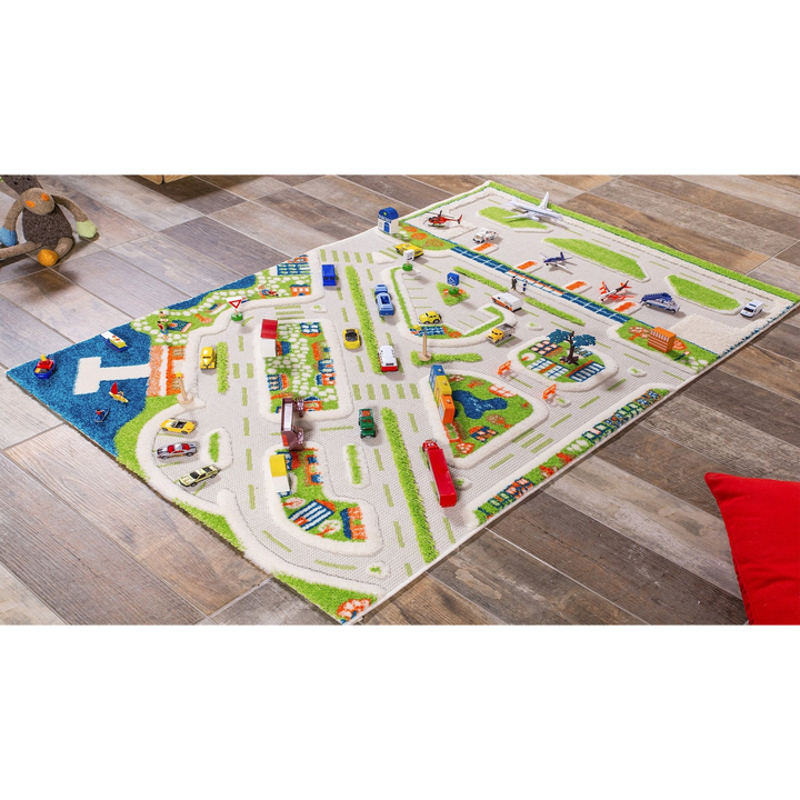 IVI World Mini City Play Rug, 134x180