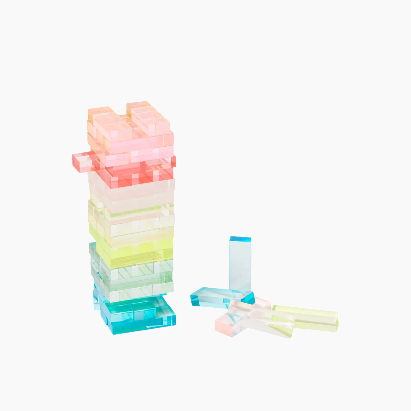SunnyLife Lucite Jumbling Tower Aurora SunnyLife Lucite Jumbling Tower Aurora