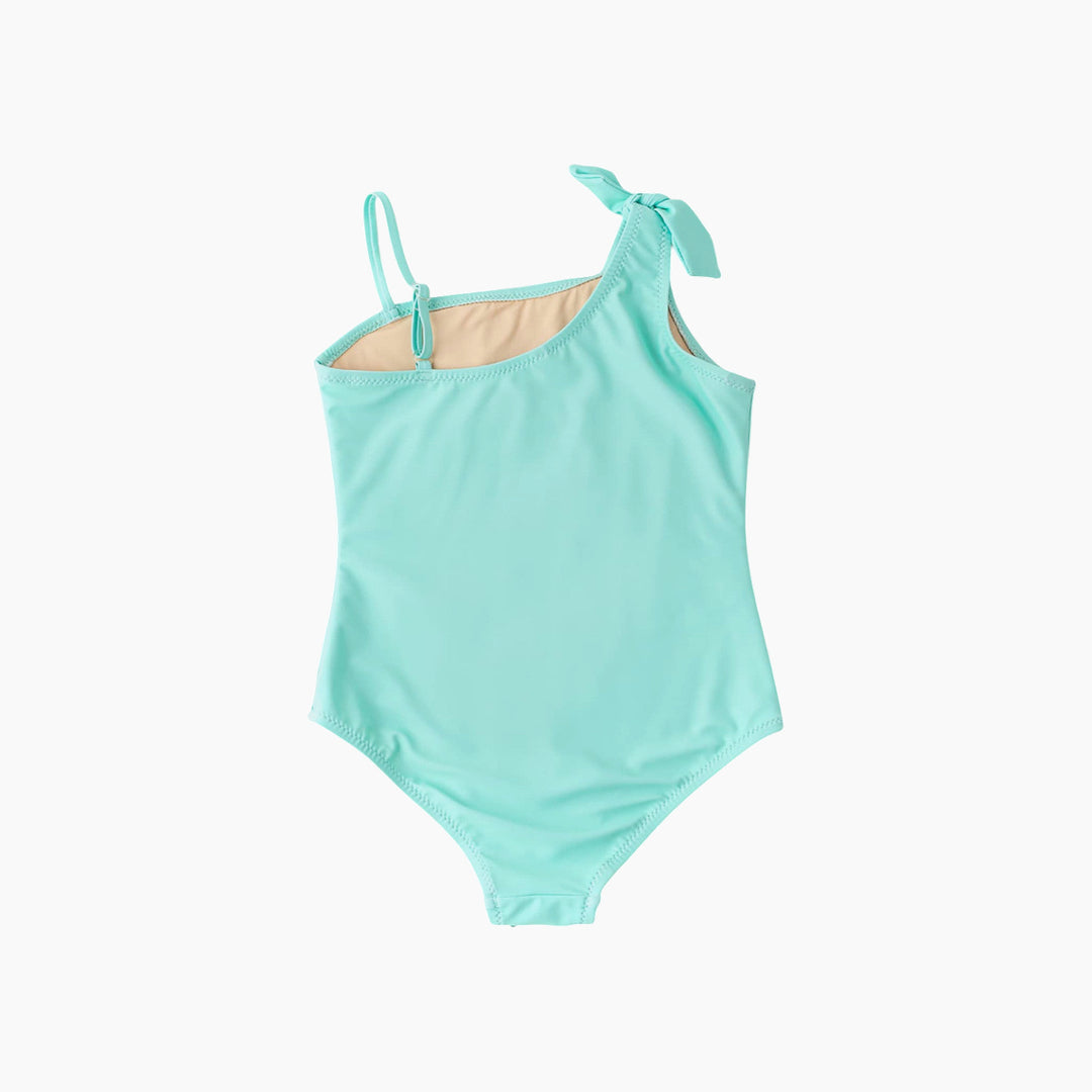 Shade Critters Mint Shells Flip Sequin- One Shoulder Swimsuit