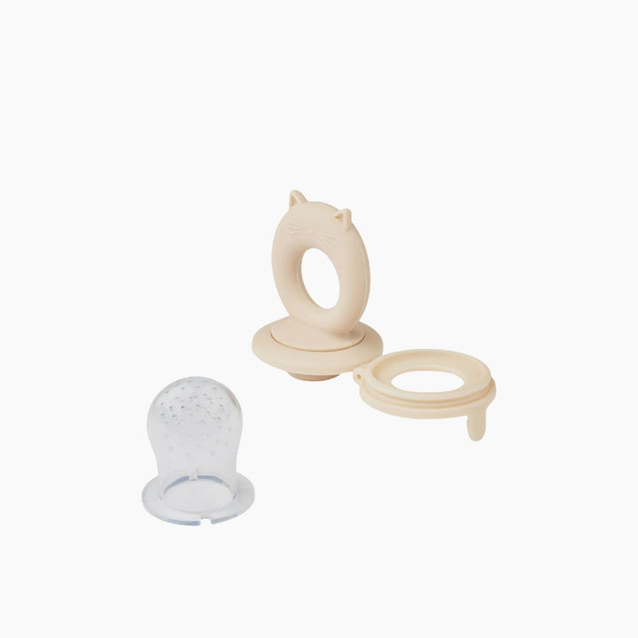 Liewood Miranda Cat Food Feeder 2-pack with teether