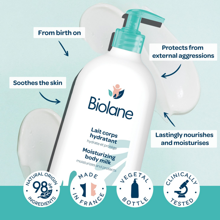 Biolane 350ML moisturizing body milk for babies