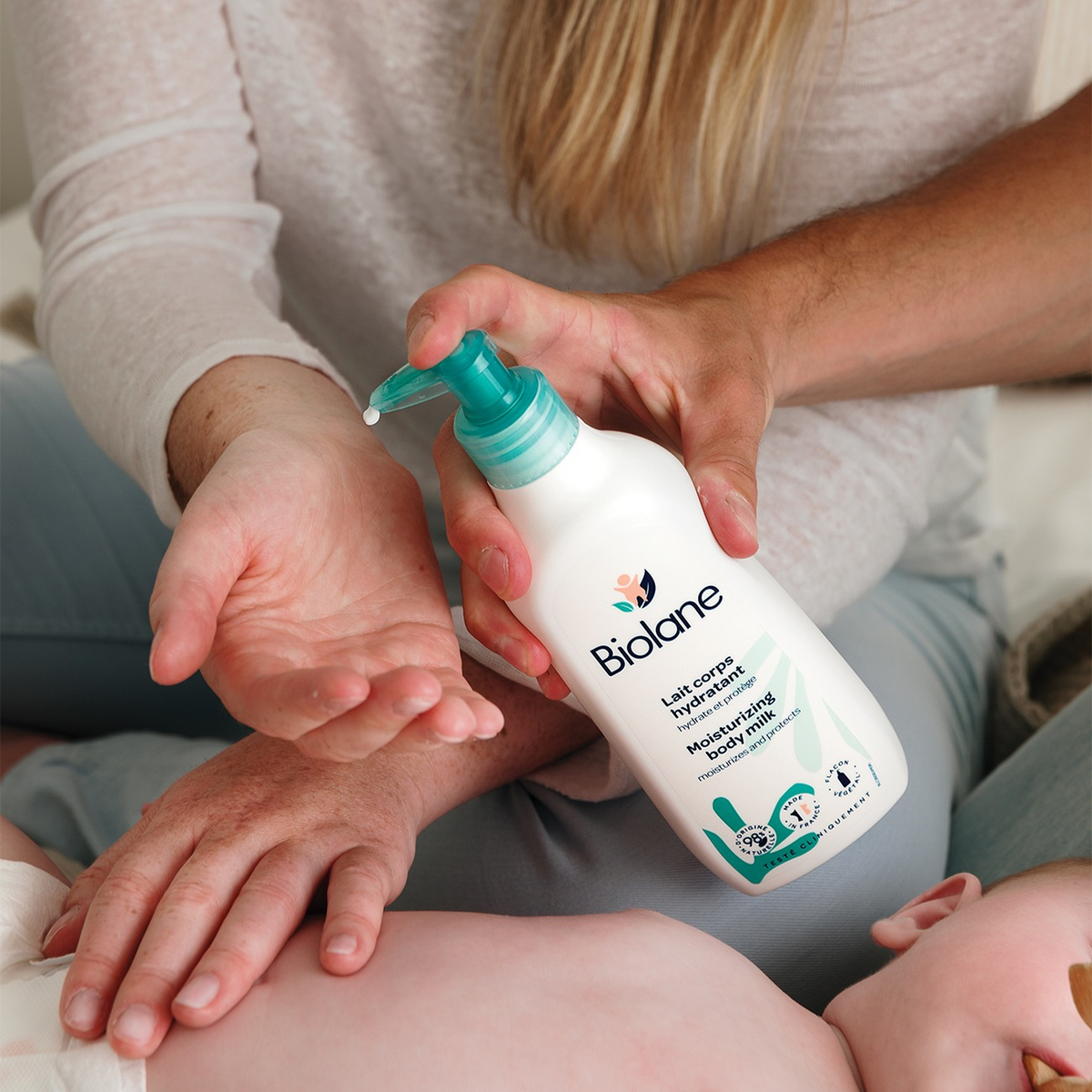 Biolane 350ML moisturizing body milk for babies
