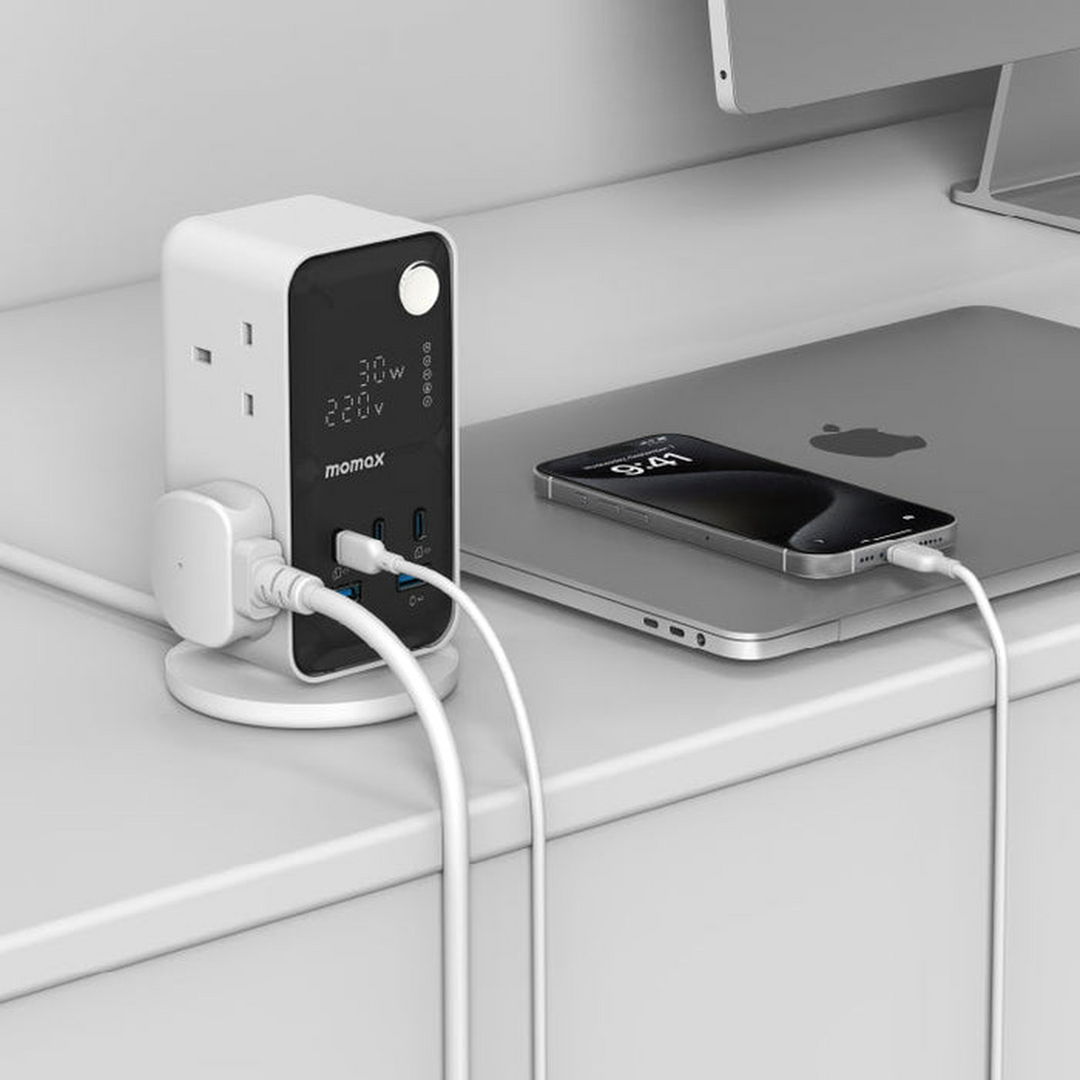 Momax Work Flow 6-Outlet Power Tower (Display)