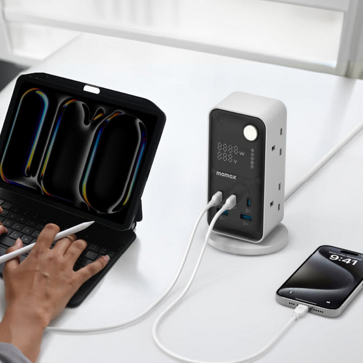 Momax Work Flow 6-Outlet Power Tower (Display)