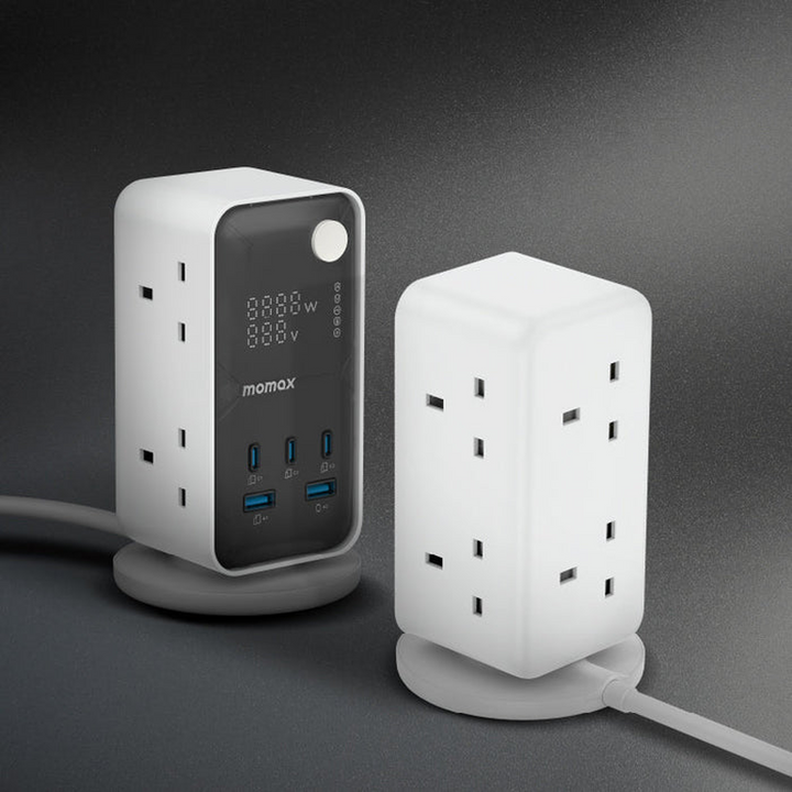 Momax Work Flow 6-Outlet Power Tower (Display)