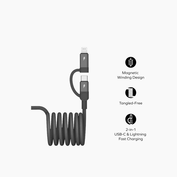 Momax Mag Link USB-C/Lightning Cable 1m
