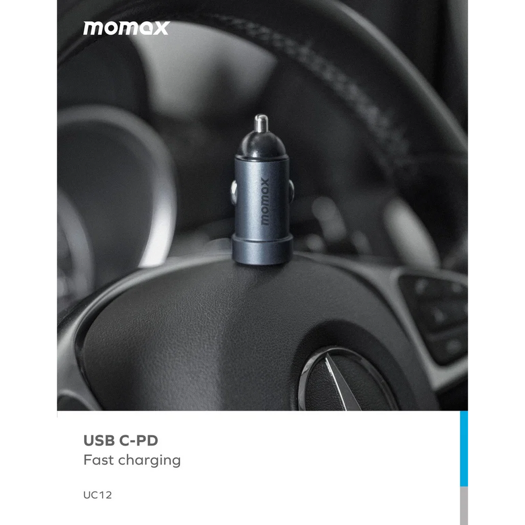 Momax UC12 20W Dual-Port Car Charger