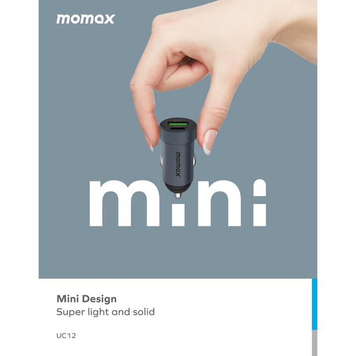Momax UC12 20W Dual-Port Car Charger