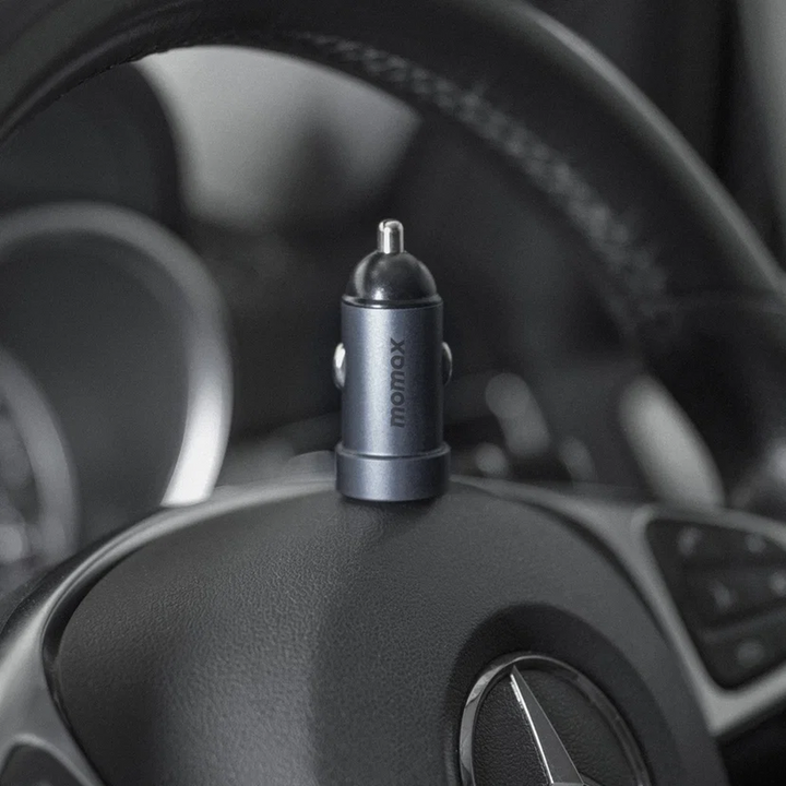 Momax UC12 20W Dual-Port Car Charger