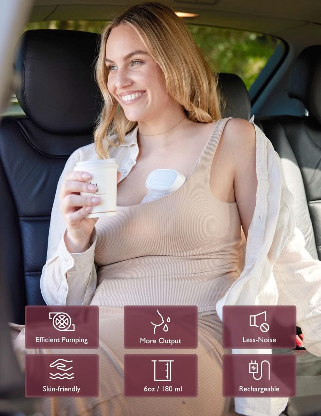 MOMCOZY S12 Pro Wearable Breast Pump - HUNA