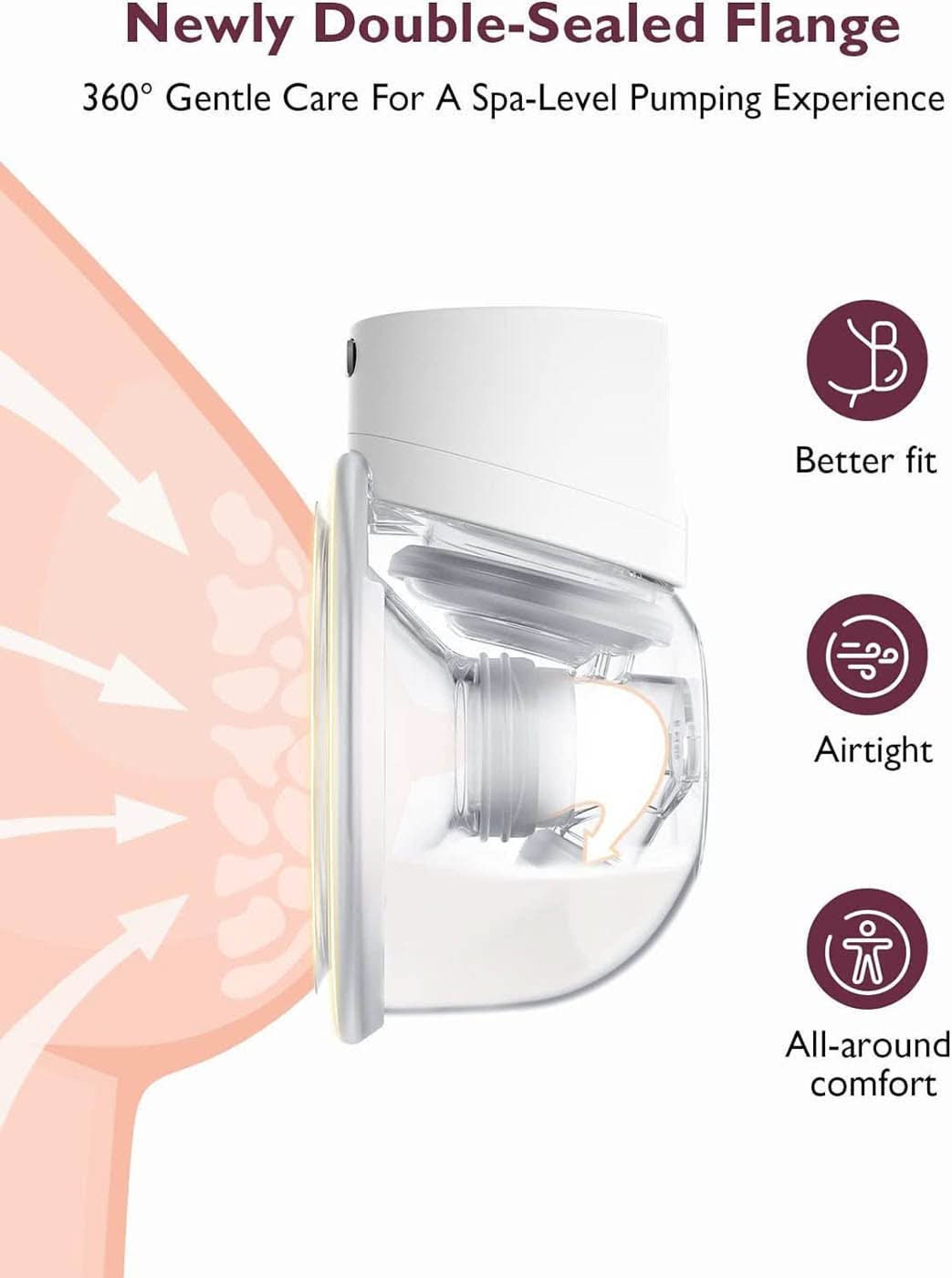 MOMCOZY S12 Pro Wearable Breast Pump - HUNA