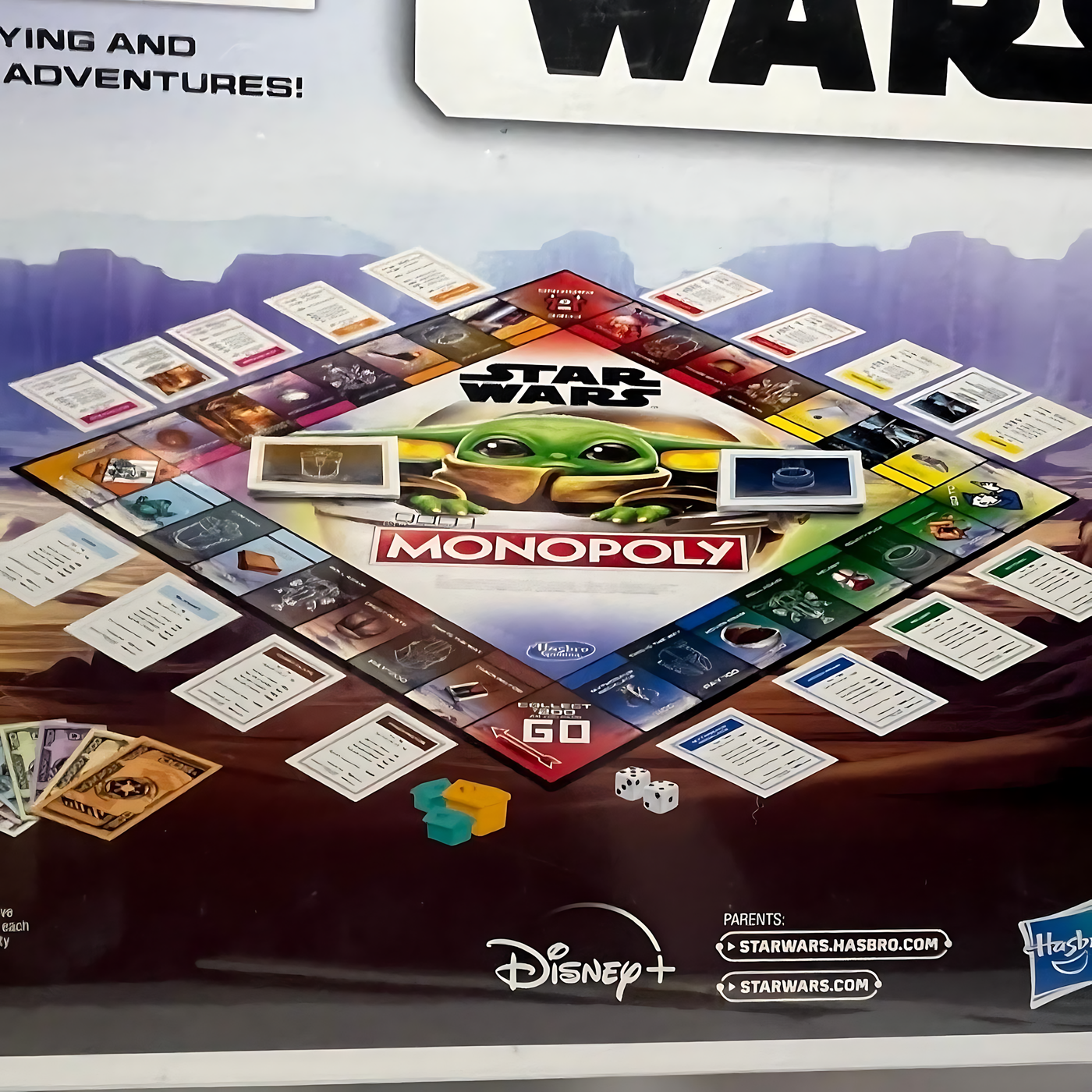 Hasbro Monopoly Star Wars The Child Edition Board Game Hasbro Monopoly Star Wars The Child Edition Board Game