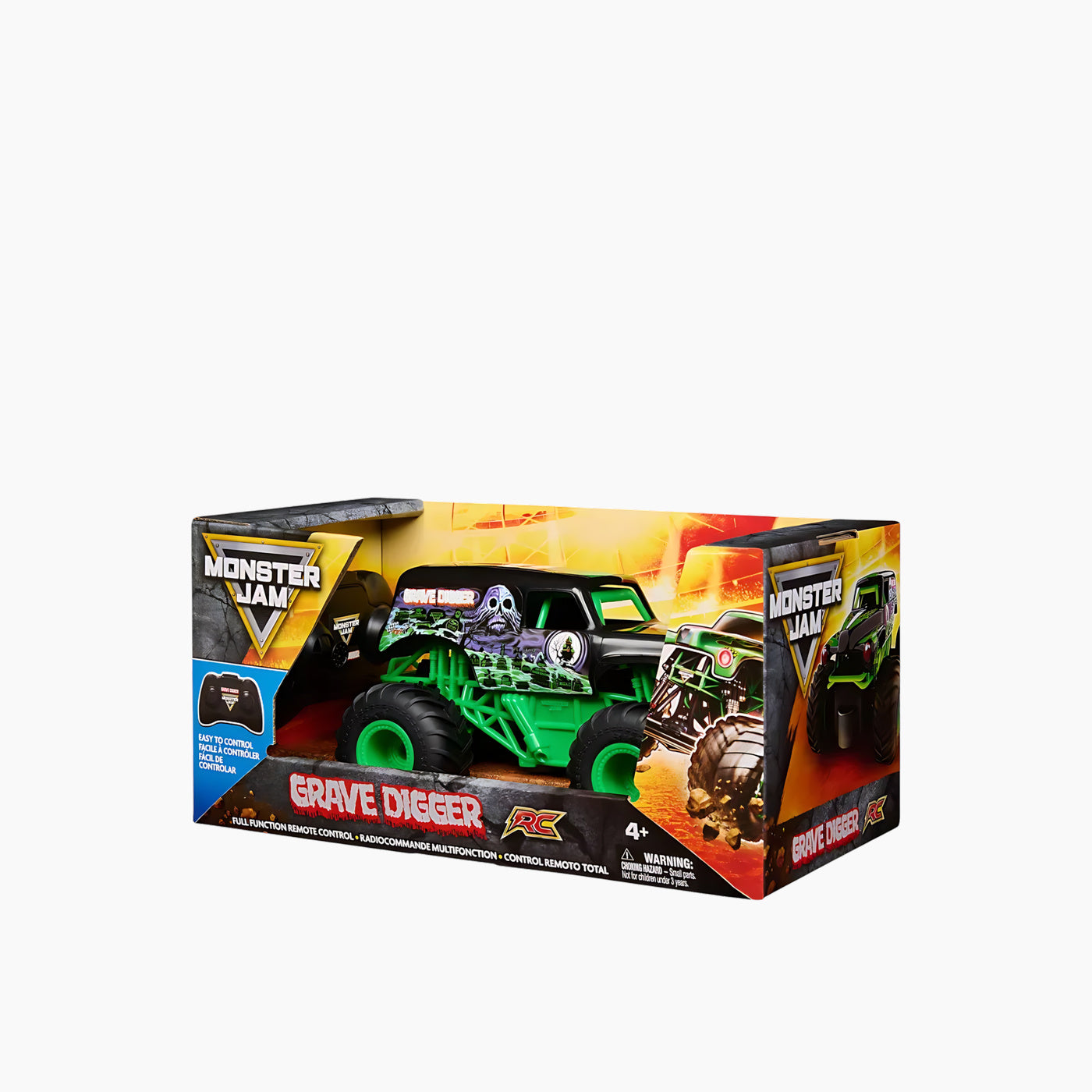 Spin Master Monster Jam - Rc 1/24 Scale - Grave Digger Spin Master Monster Jam - Rc 1/24 Scale - Grave Digger