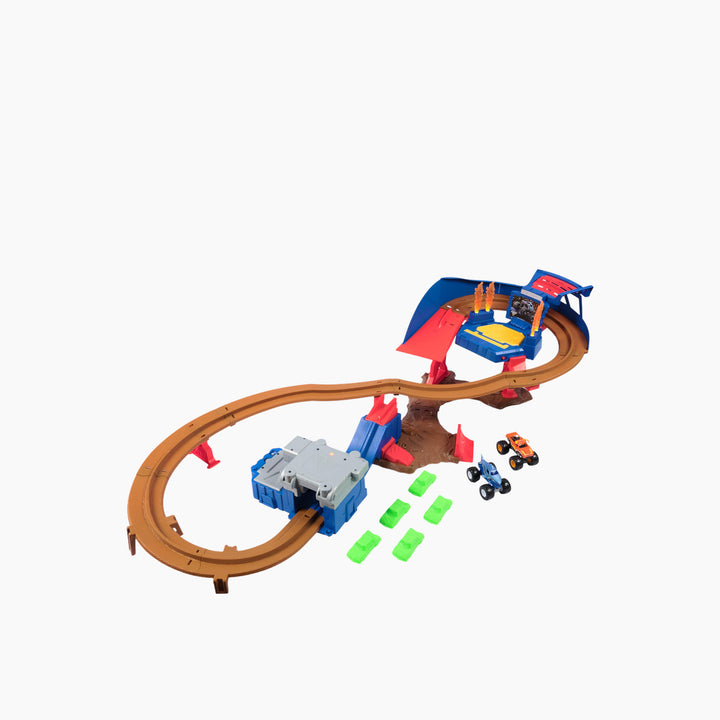 Spin Master Monster Jam 1:64 Supercharge Monster Truck Speedway Playset 76.2 X 9.5 X 35.8 Cm