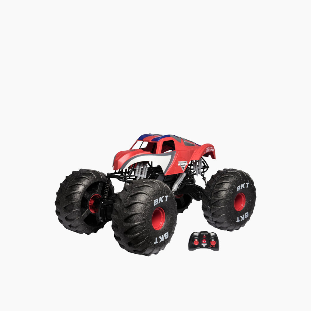 Spin Master Monster Jam Marvel Mega Spider-Man Rc Monster Truck 16 X 14 X 7 Cm.