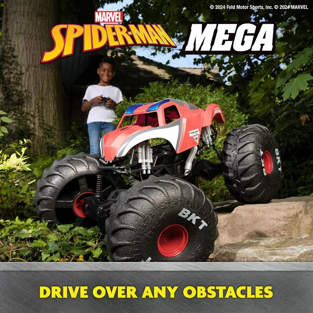 Spin Master Monster Jam Marvel Mega Spider-Man Rc Monster Truck 16 X 14 X 7 Cm.