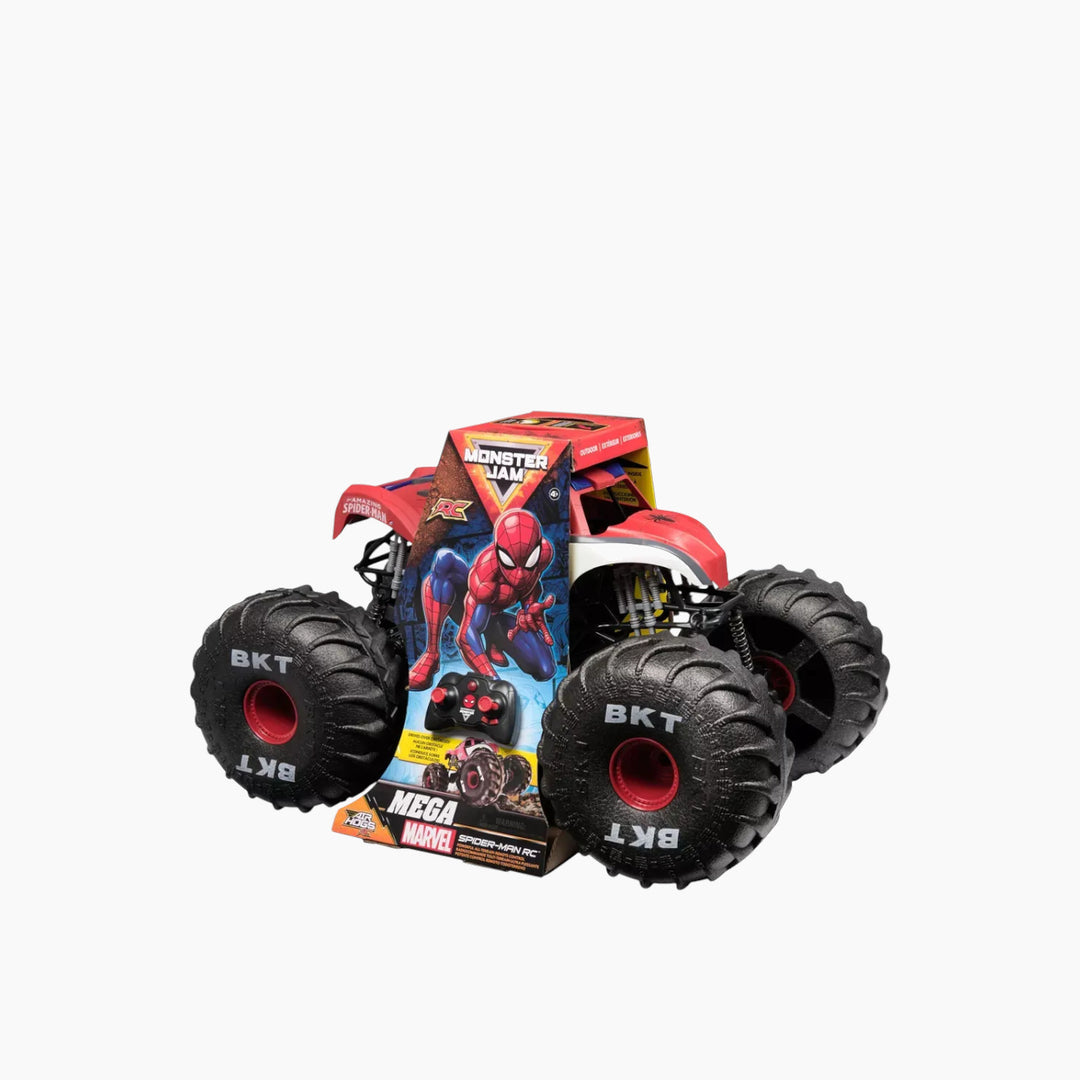Spin Master Monster Jam Marvel Mega Spider-Man Rc Monster Truck 16 X 14 X 7 Cm.
