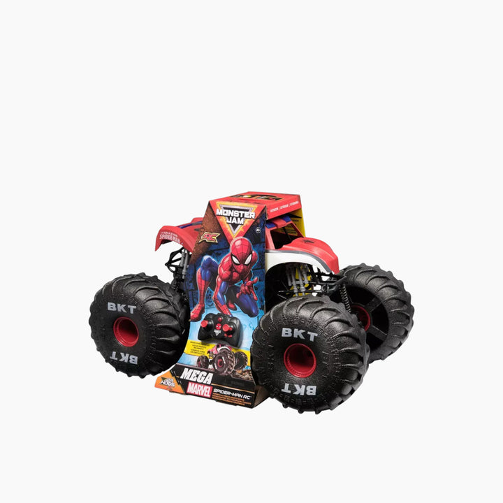 Spin Master Monster Jam Marvel Mega Spider-Man Rc Monster Truck 16 X 14 X 7 Cm.
