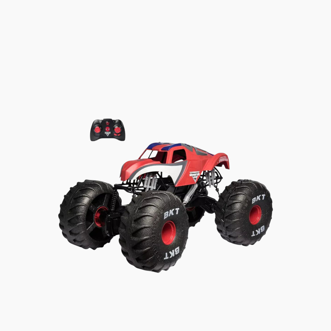 Spin Master Monster Jam Marvel Mega Spider-Man Rc Monster Truck 16 X 14 X 7 Cm.