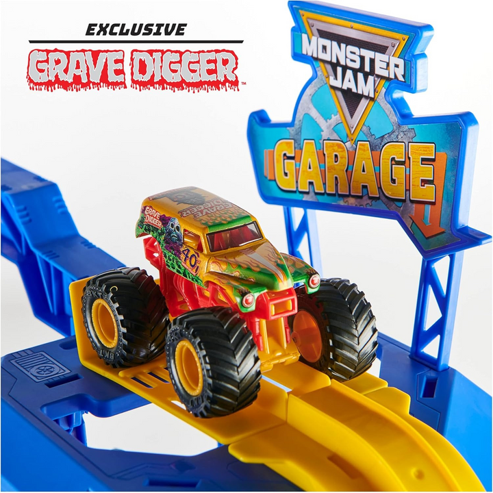 Spin Master Monster Jam Monster Garage Storage And Playset - 60.96 X 13.46 X 38.1 Cm