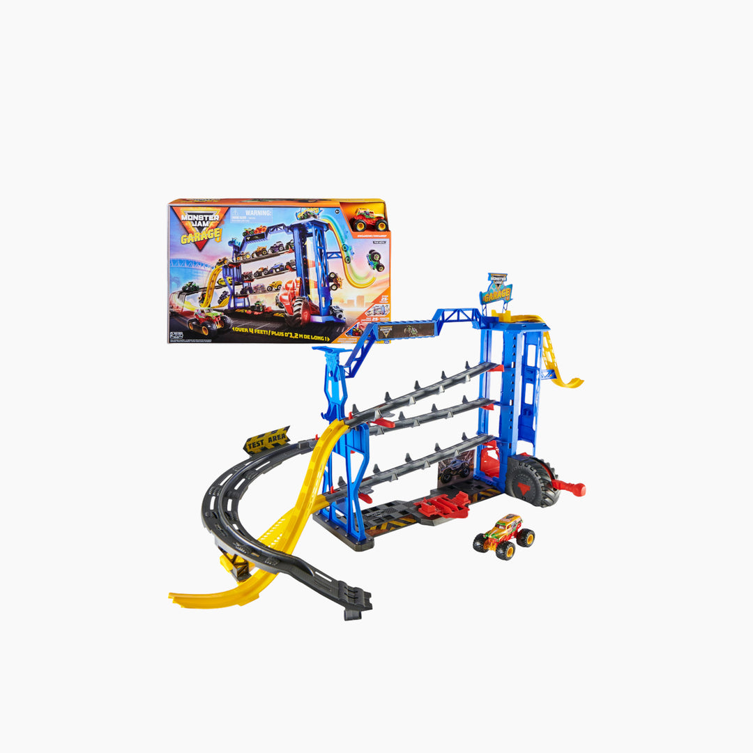 Spin Master Monster Jam Monster Garage Storage And Playset - 60.96 X 13.46 X 38.1 Cm
