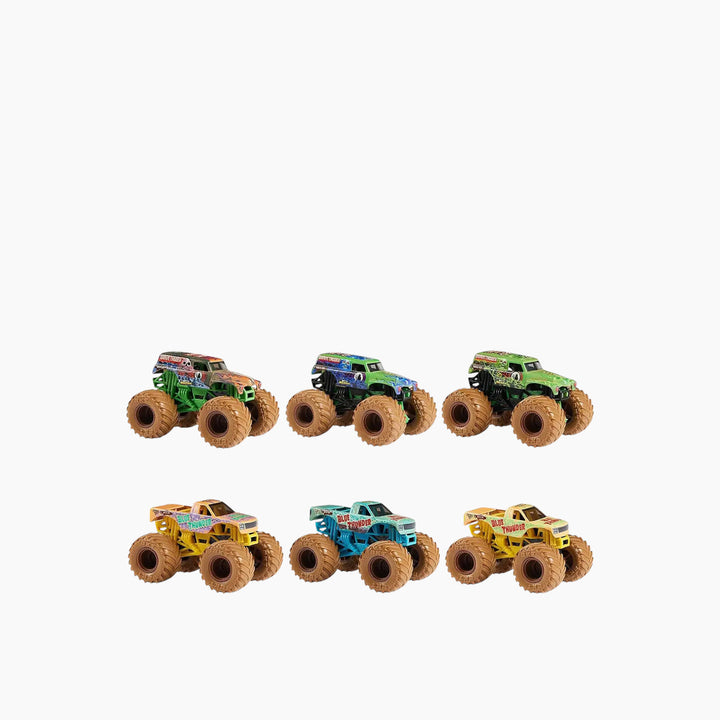 Spin Master Monster Jam Mystery Mudders Grave Digger &amp; Blue Thunder Mystery 2-Pack