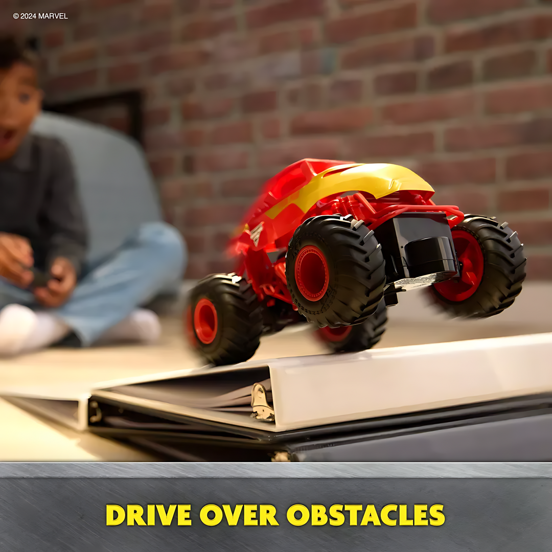 Spin Master Monster Jam Rc 1:24 Marvel Iron Man - 36.8X13.97X20Cm