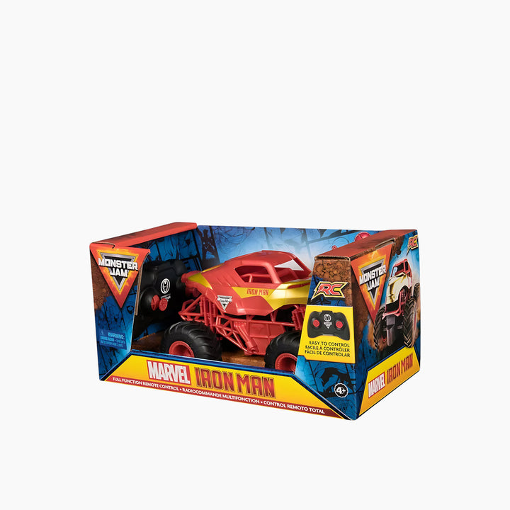 Spin Master Monster Jam Rc 1:24 Marvel Iron Man - 36.8X13.97X20Cm