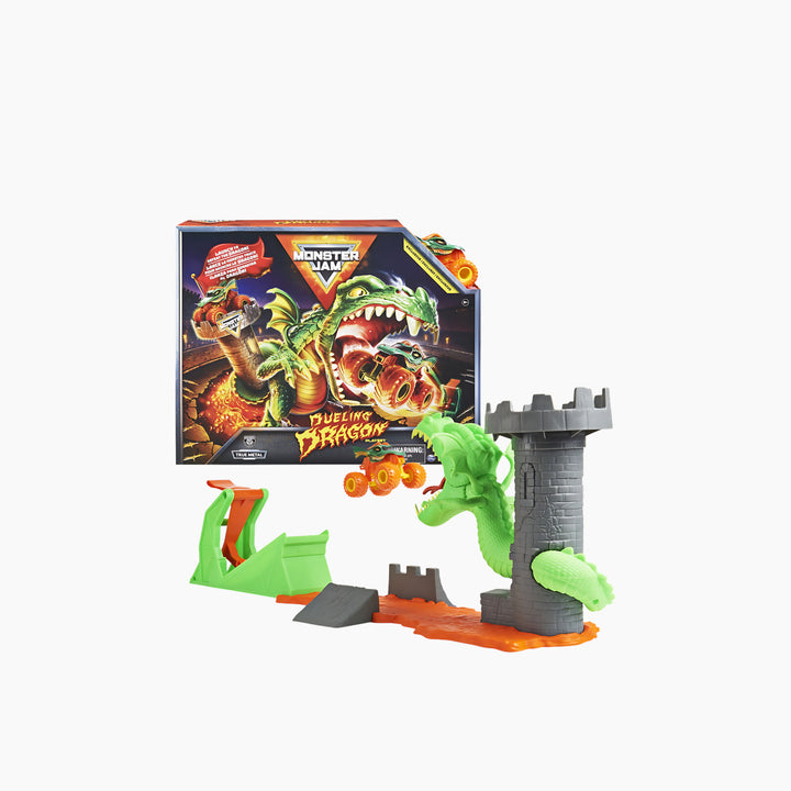 Spin Master Monster Jam, Dueling Dragon Monster Truck Playset - 30X38X7.6Cm