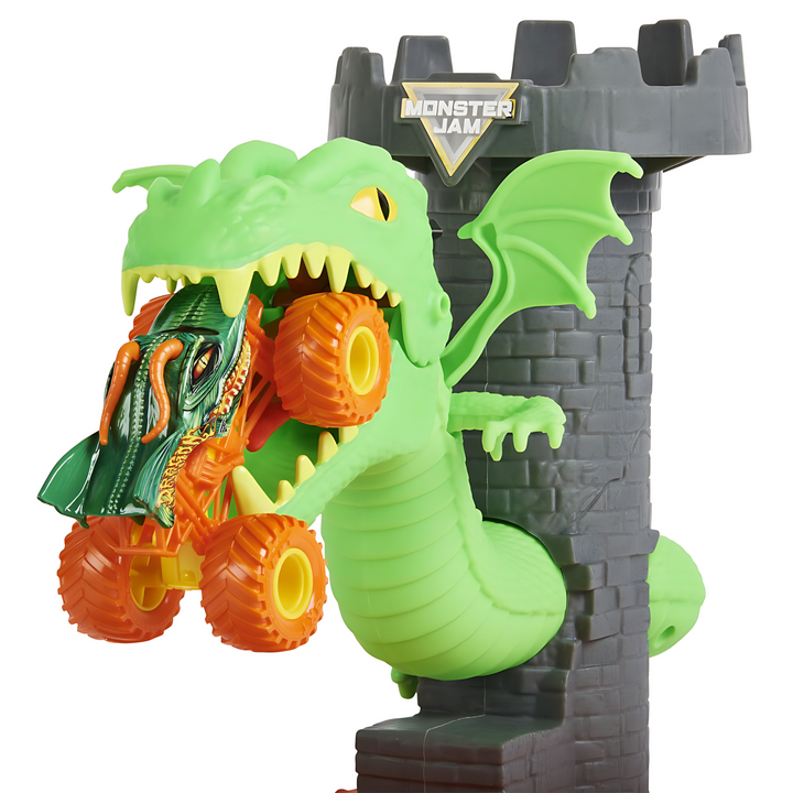 Spin Master Monster Jam, Dueling Dragon Monster Truck Playset - 30X38X7.6Cm