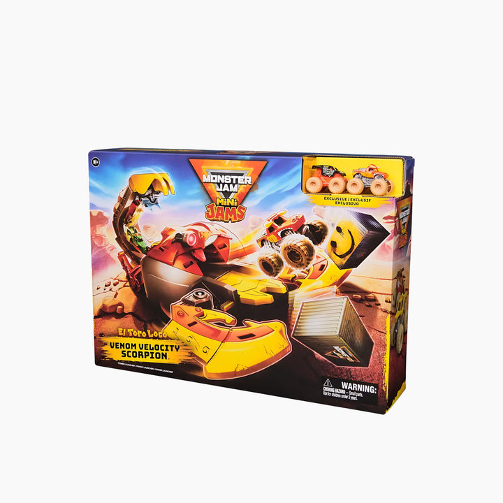 Spin Master Monster Jam, El Toro Loco Venom Velocity Scorpion Playset