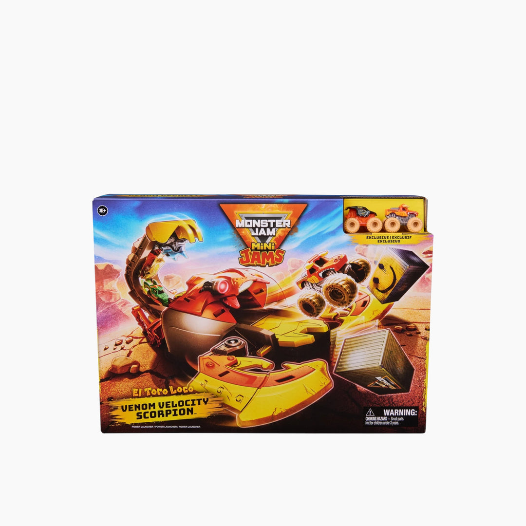 Spin Master Monster Jam, El Toro Loco Venom Velocity Scorpion Playset