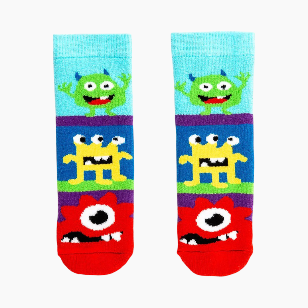 Squelch Monster Tot Welly Socks for toddlers aged 1-2 years